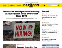 Tablet Screenshot of michigancapitolconfidential.com